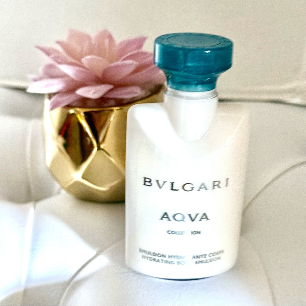 BULGARI LOTION BVLGARI AQVA MENS EMULSION HYDRATION BODY TRAVEL SIZE 1.3 Oz. NEW